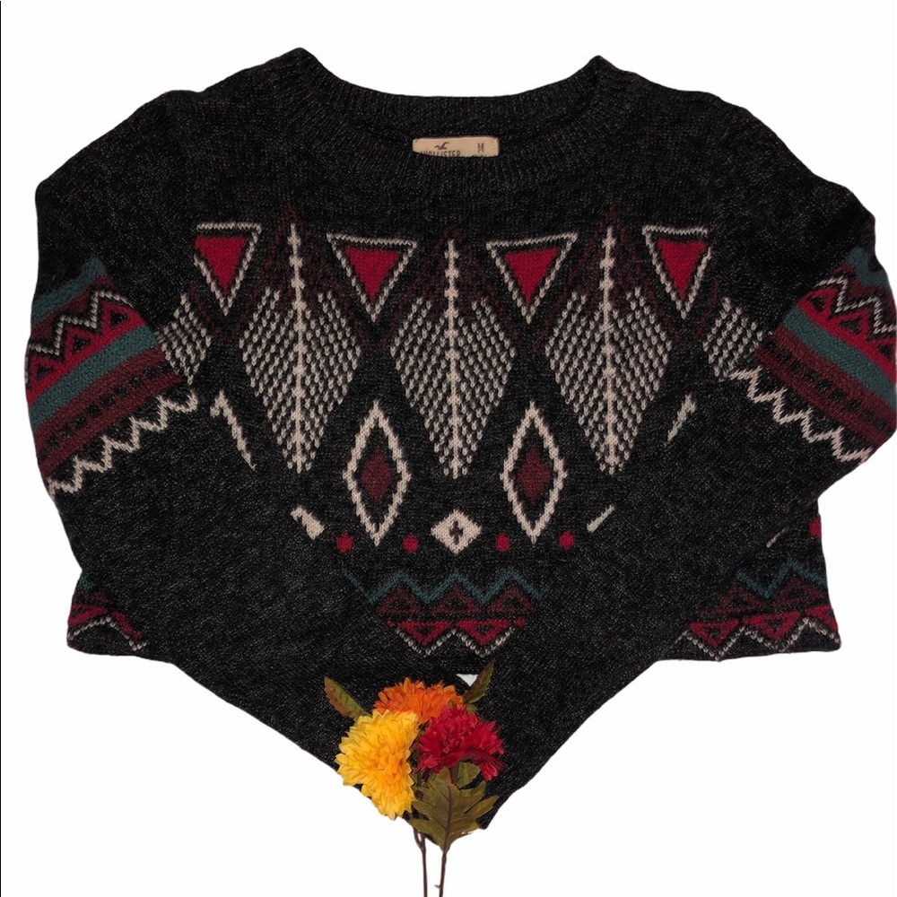 HOLLISTER CUSTOM CROP SWEATER 🤩